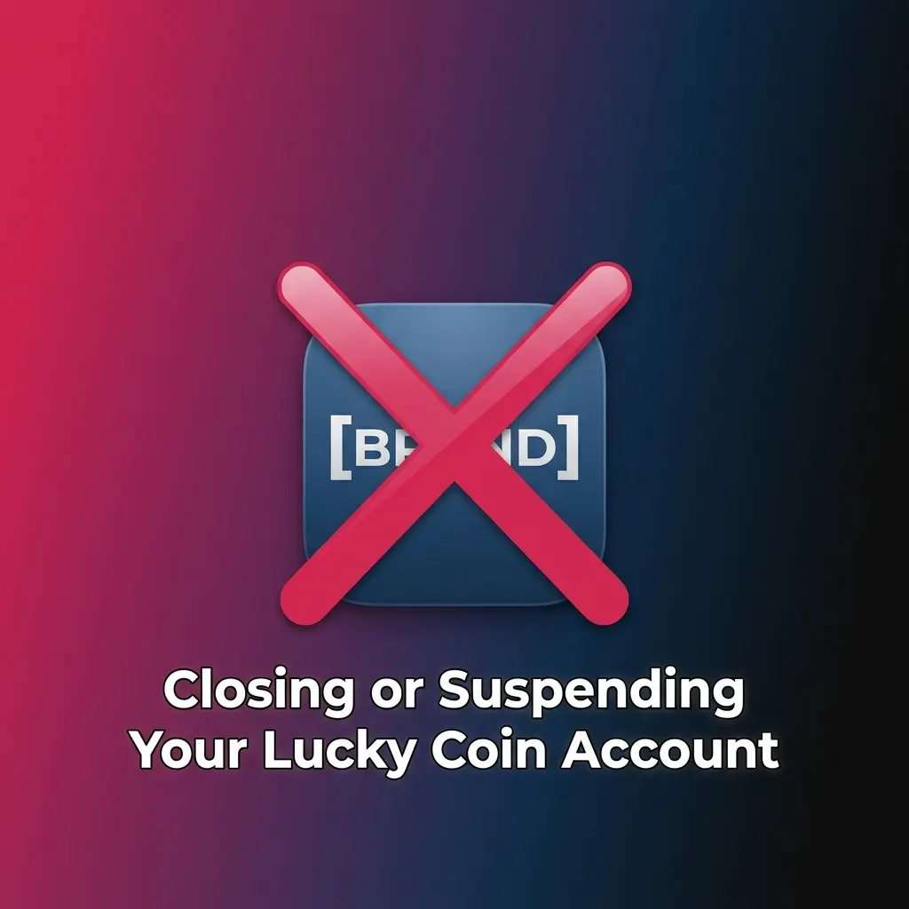 Lucky Coin account suspension or self-exclusion options via responsible gambling tools and support team contact