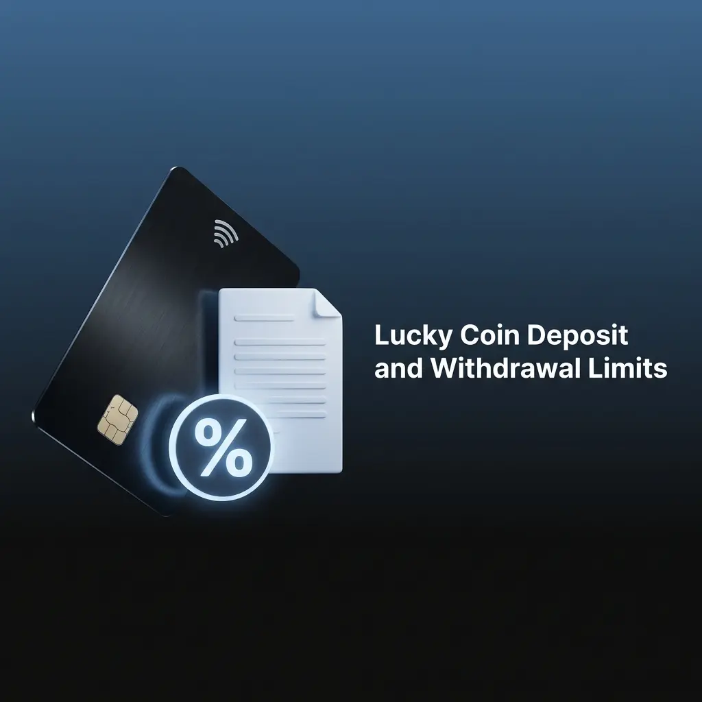 Lucky Coin casino deposit and withdrawal limits by payment method including stablecoin and bank transfer options