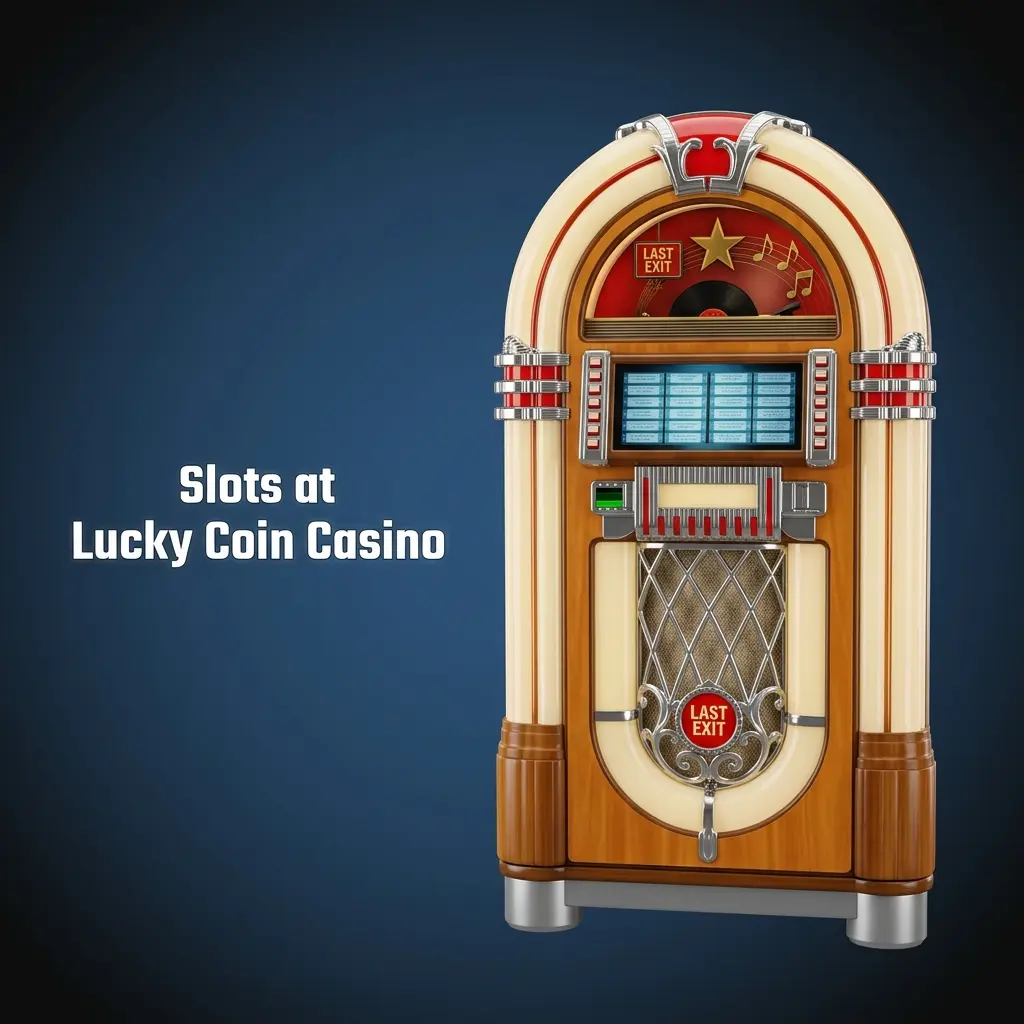 Variety of slot games at Lucky Coin Casino including classic reels, video slots, and progressive jackpots from top providers